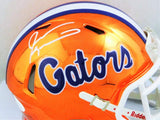 Jevon Kearse Autographed Florida Gators Chrome Mini Helmet - JSA W Auth *White