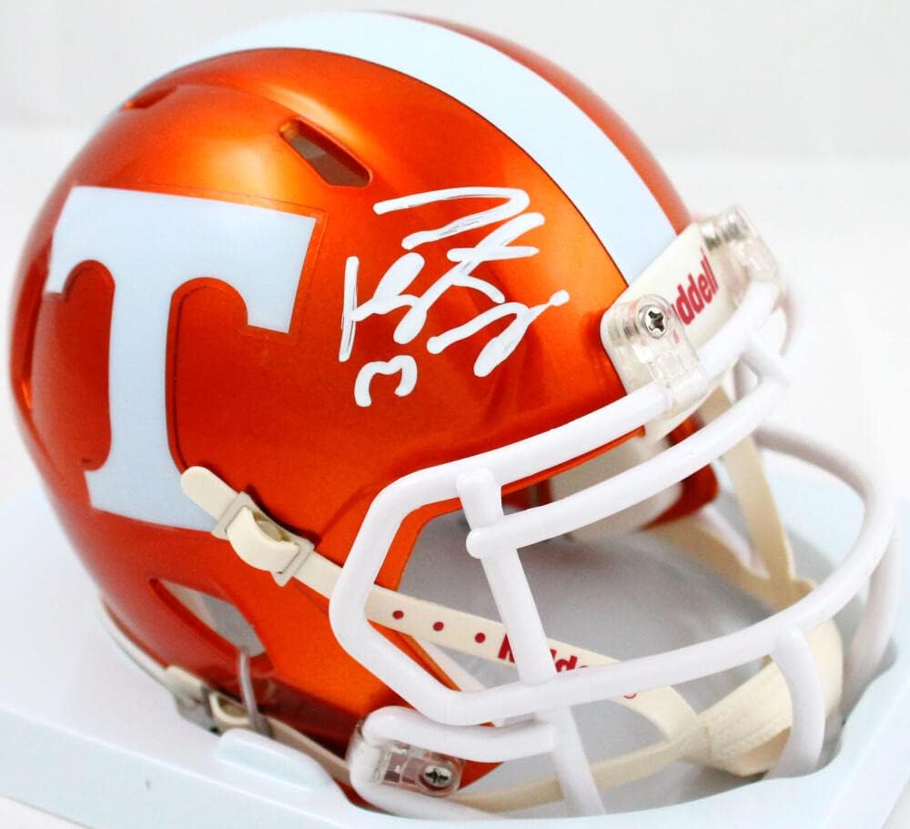 Peyton Manning Autographed Tennessee Volunteers Flash Speed Mini Helmet-Fanatics