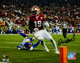 Deebo Samuel Autographed San Francisco 49ers 8x10 Running Photo- Fanatics *Black