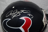 Arian Foster Signed Full Size Houston Texans ProLine Helmet Silver- JSA W Auth