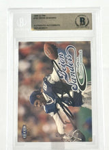 1999 Fleer Ultra #102 Deion Sanders Dallas Cowboys Autograph Beckett Authentic