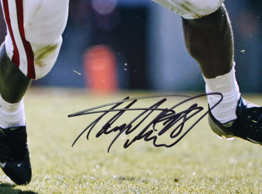 Adrian Peterson Signed Oklahoma Sooners 16x20 FP Running Photo-Beckett W Holo