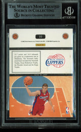 Clippers Blake Griffin Signed Card 2009 Panini Headliners RC #10 BAS Slabbed