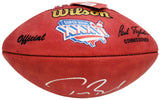 Tom Brady Autographed Official SB XXXVI Leather Football New England Patriots Fanatics Holo Stock #205688