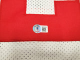 Ohio State Buckeyes TreVeyon Henderson Autographed White Jersey Beckett BAS QR Stock #206000