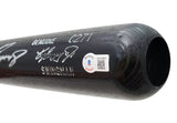 Ken Griffey Jr. Autographed Black Louisville Slugger Swingman Game Model Bat Seattle Mariners Beckett BAS QR Stock #206015