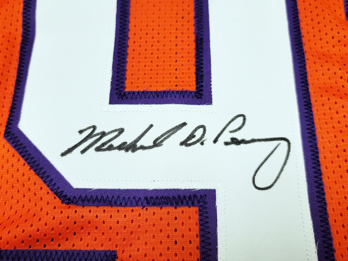 Clemson Tigers Michael Dean Perry Autographed Orange Jersey Beckett BAS QR Stock #205667