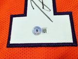 Clemson Tigers Hunter Renfrow Autographed Orange Jersey Beckett BAS QR Stock #205669