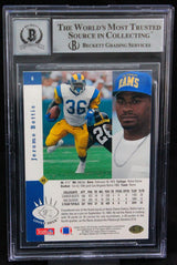 1993 SP #6 Jerome Bettis Los Angeles Rams BAS Autograph 10