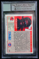 1989 Pro Set #486 Deion Sanders Atlanta Falcons BAS Autograph 10