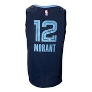 Ja Morant Signed Memphis Grizzlies Navy Blue Nike Swingman Jersey BAS - Sports Integrity