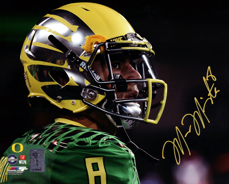 Marcus Mariota Autographed 8x10 Photo Oregon Ducks MM Holo Stock #89180