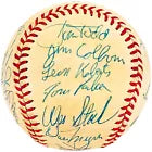 1978 Mariners Team Signed Autographed MacPhail AL Baseball With 25 Sigs SKU #234607