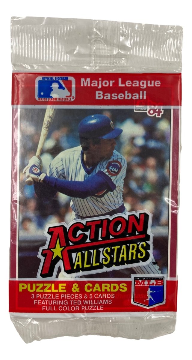 1984 Donruss Action All Stars Puzzle & Card Pack Ryne Sandberg Jim Rice - Sports Integrity