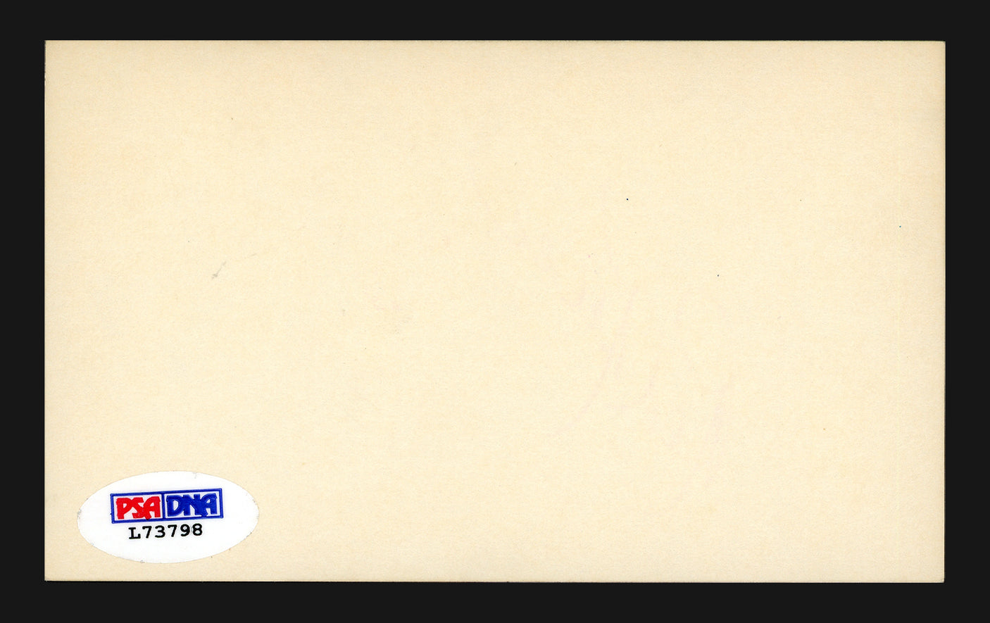 Red Kress Autographed 3x5 Index Card St. Louis Browns PSA/DNA #L73798