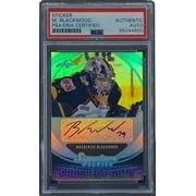 Mackenzie Blackwood Signed 2015 Leaf #SP - MB1 NJ Devils Hockey Card PSA/DNA - Sports Integrity