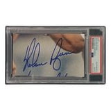 Nolan Ryan Signed Slabbed Texas Rangers Cut Signature PSA/DNA 85076339 - Sports Integrity