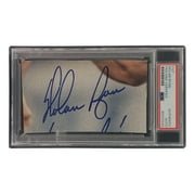 Nolan Ryan Signed Slabbed Texas Rangers Cut Signature PSA/DNA 85076340 - Sports Integrity