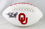 Adrian Peterson signed Oklahoma Sooners Logo Football- Beckett Authenticated