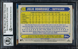 Julio Rodriguez Autographed 2022 Topps 35th Anniversary Rookie Card #87TBU-44 Seattle Mariners Auto Grade Gem Mint 10 Beckett BAS #17037849