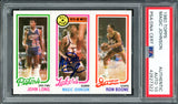 Magic Johnson Autographed 1980 Topps Rookie Card #18 Los Angeles Lakers Auto Grade Gem Mint 10 PSA/DNA #42627322