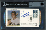 Willie Mays Autographed 1983 First Day Cover San Francisco Giants Beckett BAS #17070554