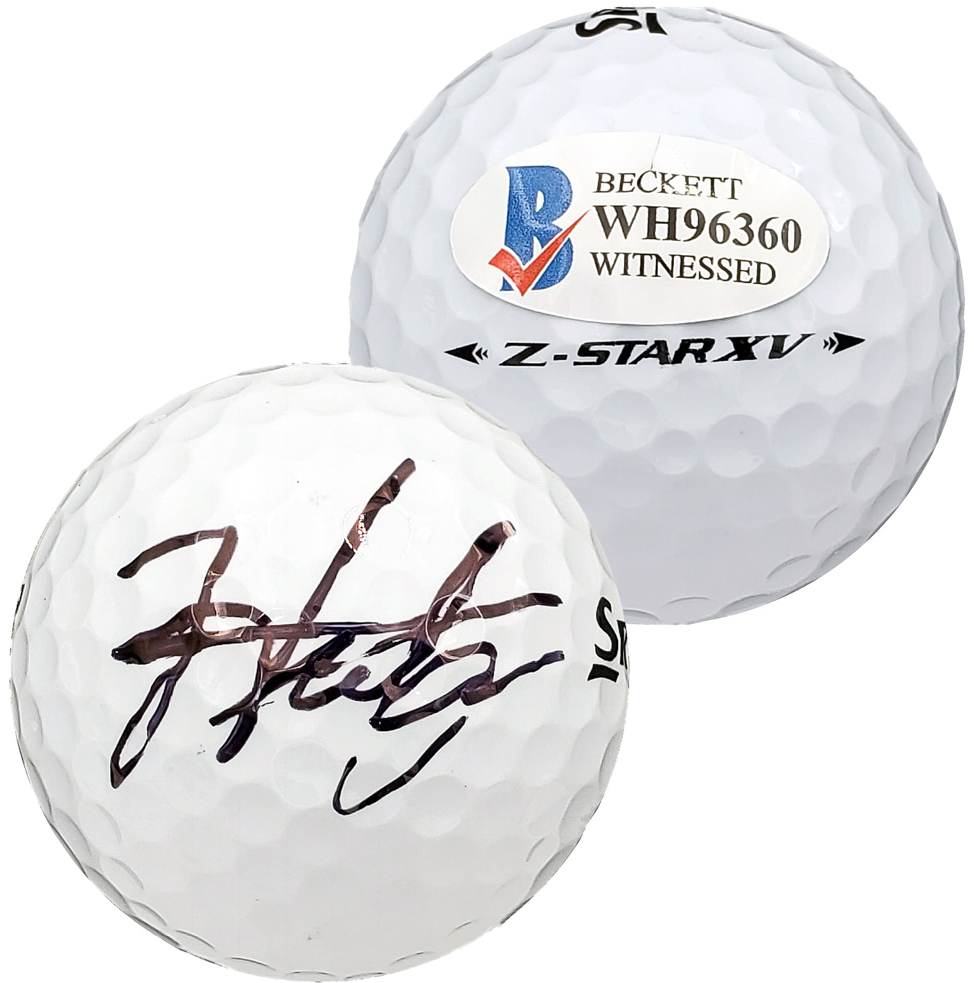 Hideki Matsuyama Autographed Srixon Golf Ball Z Star XV Beckett BAS Stock #197207