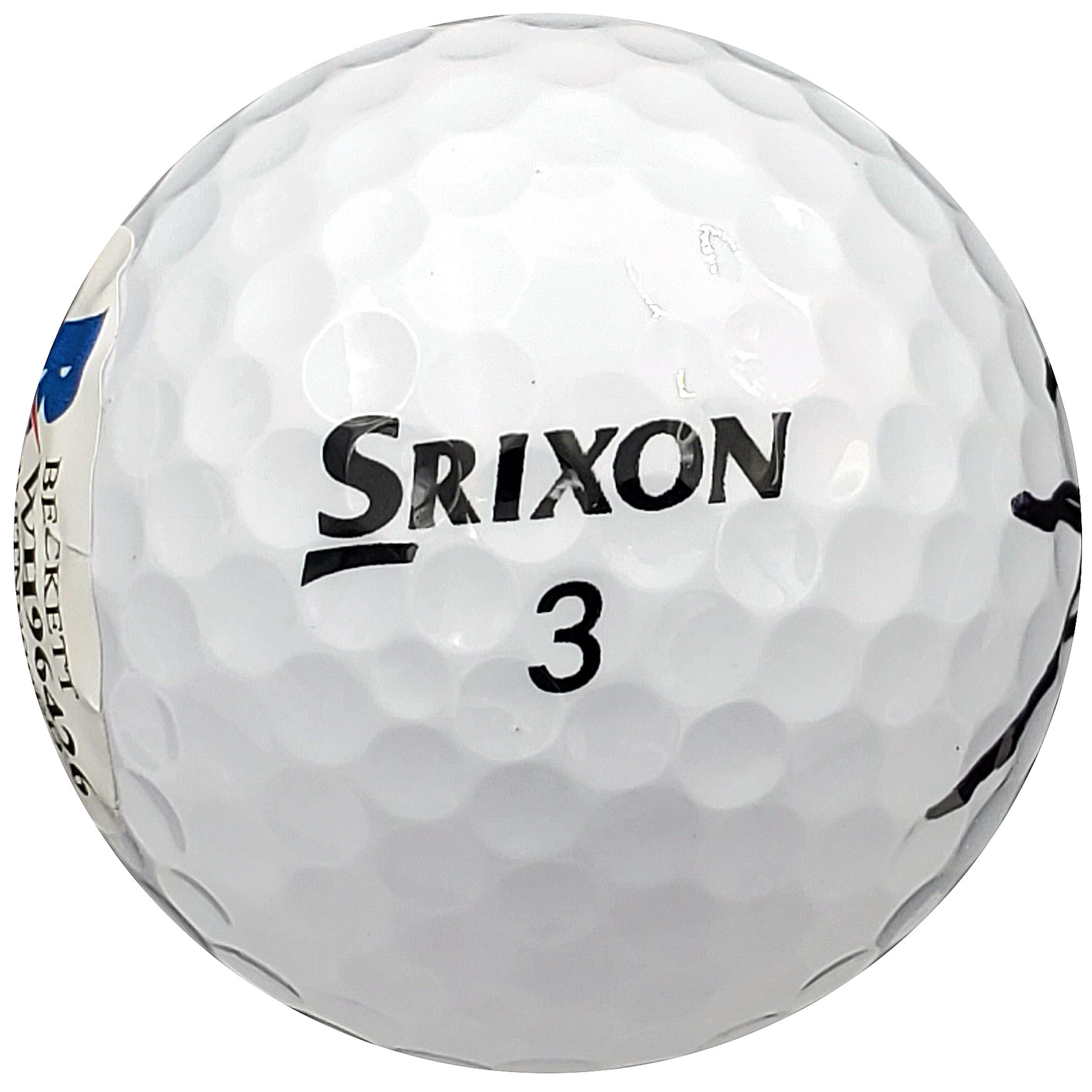 Hideki Matsuyama Autographed Srixon Golf Ball Z Star Beckett BAS Stock #197208