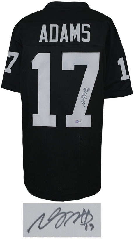 Davante Adams Signed Black Custom Football Jersey - (Beckett)