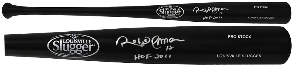 Roberto Alomar Signed Louisville Slugger Pro Stock Black Baseball Bat w/HOF'11