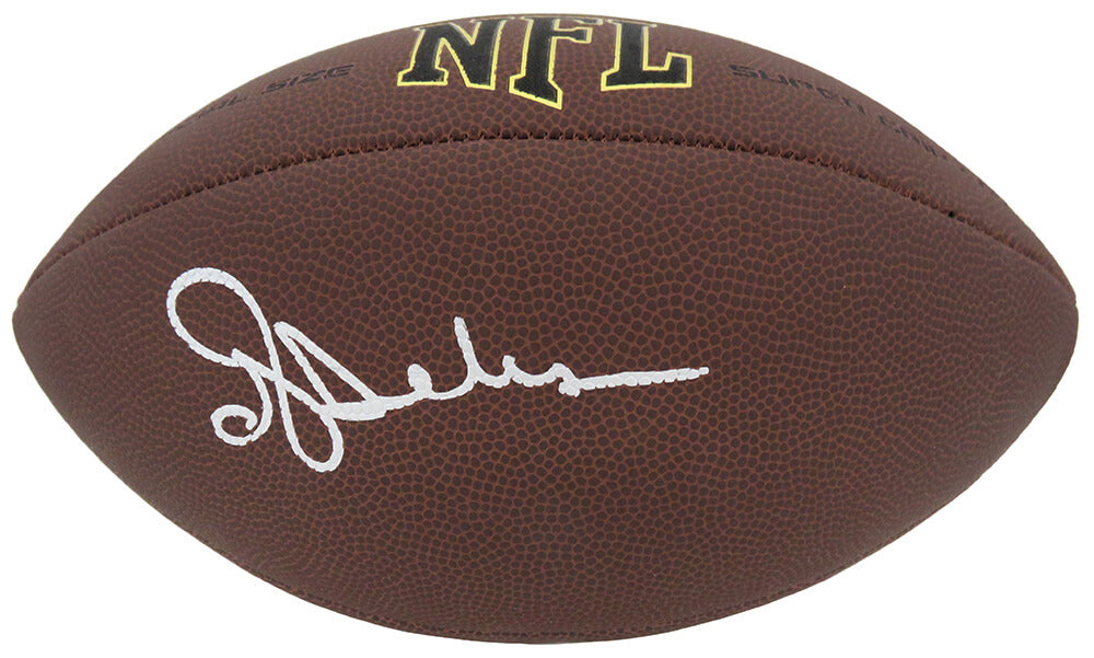 Ottis Anderson Signed Wilson Super Grip Full Size NFL Football