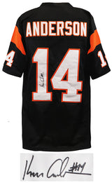 Ken Anderson Signed Black Custom Football Jersey