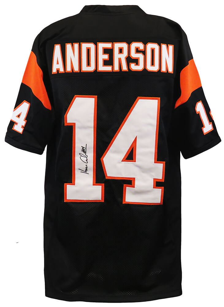 Ken Anderson Signed Black Custom Football Jersey