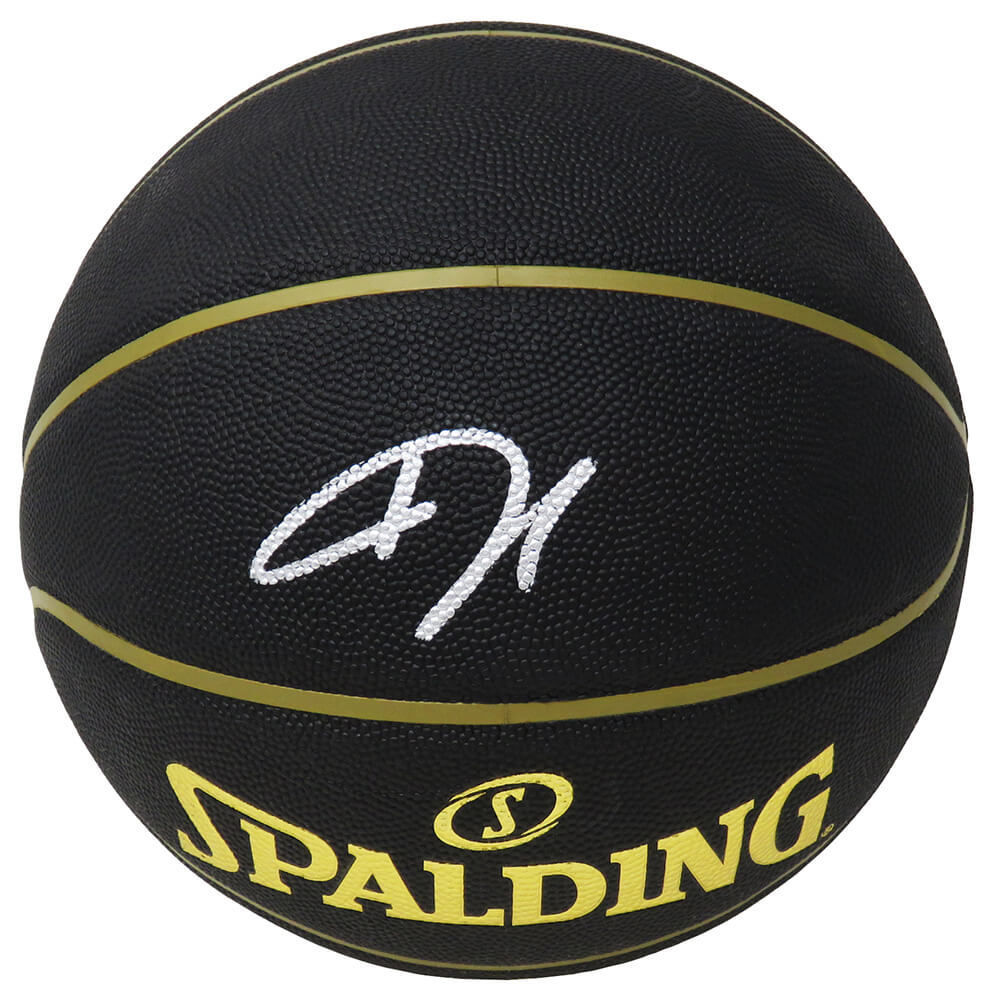 Giannis Antetokounmpo Signed Spalding Elevation Black NBA Basketball