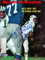 Joe Namath Autographed Sports Illustrated Magazine New York Jets "To Stan" Beckett BAS #B61009