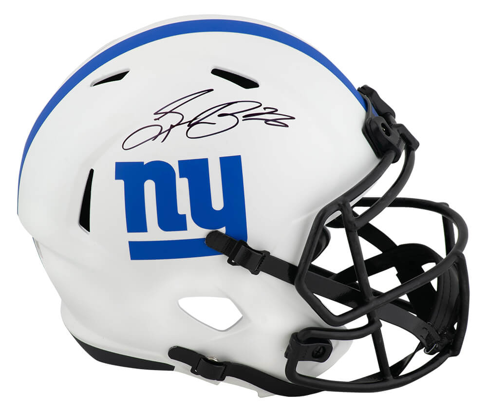 Saquon Barkley Signed New York Giants LUNAR Eclipse Riddell Full Size Speed Replica Helmet - (Fanatics)