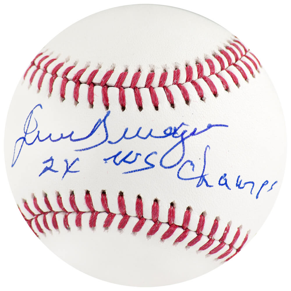 Juan Berenguer Signed Rawlings Official MLB Baseball w/2x WS Champs