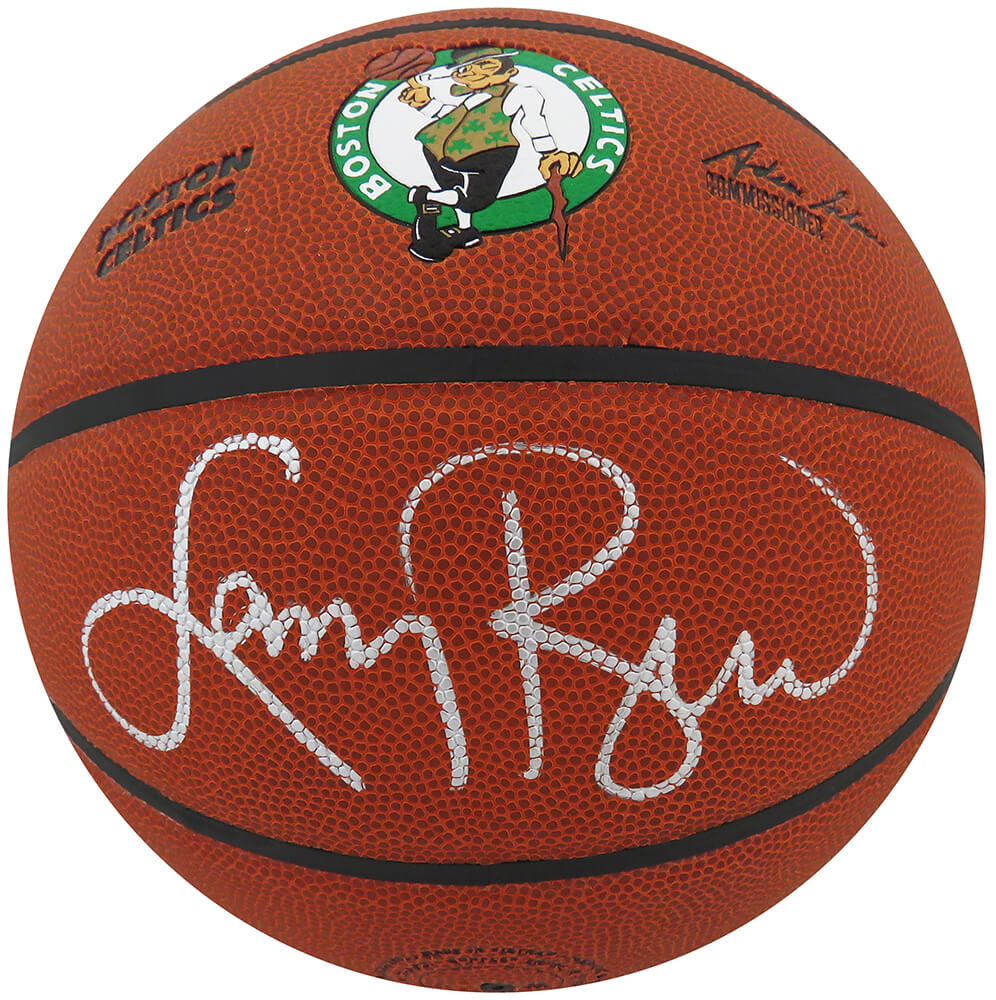 Larry Bird Signed Wilson Boston Celtics Logo NBA Basketball