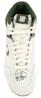 Larry Bird Signed Converse X Undefeated Weapons White & Green Men's Basketball Shoe - Size 8.5 (Right Foot)