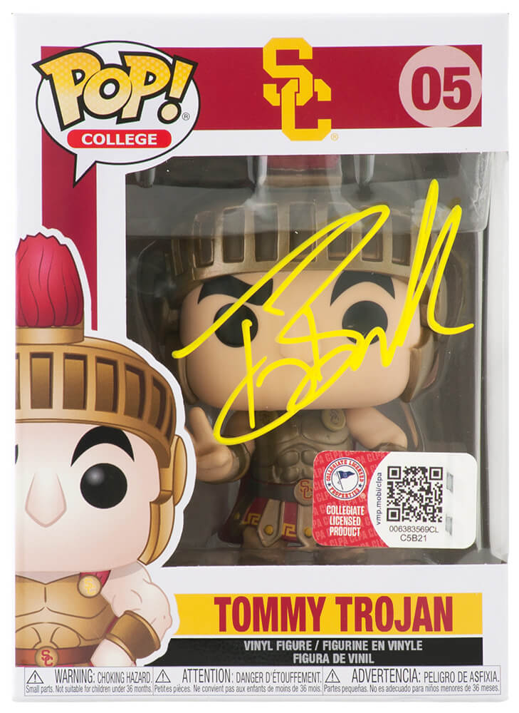 Tony Boselli Signed USC Trojans Tommy Trojan Funko Pop Doll #05