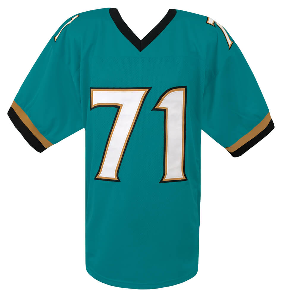 Tony Boselli Signed Teal Custom Football Jersey w/HOF'22