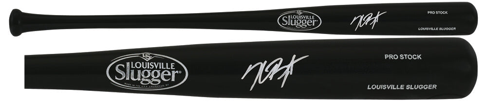 Kris Bryant Signed Louisville Slugger Pro Stock Black Baseball Bat - (Fanatics)