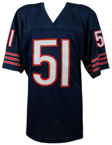 Dick Butkus Signed Navy Throwback Custom Football Jersey