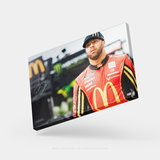 Bubba Wallace 2024 Daytona 500 Signed McDonald's Pit Stop Canvas (COA)