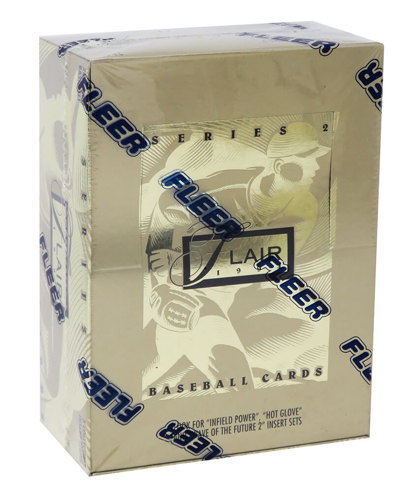 1994 Flair Baseball Series 2 Factory Sealed Foil Unopened Box - 24 Packs (A-Rod RC???)