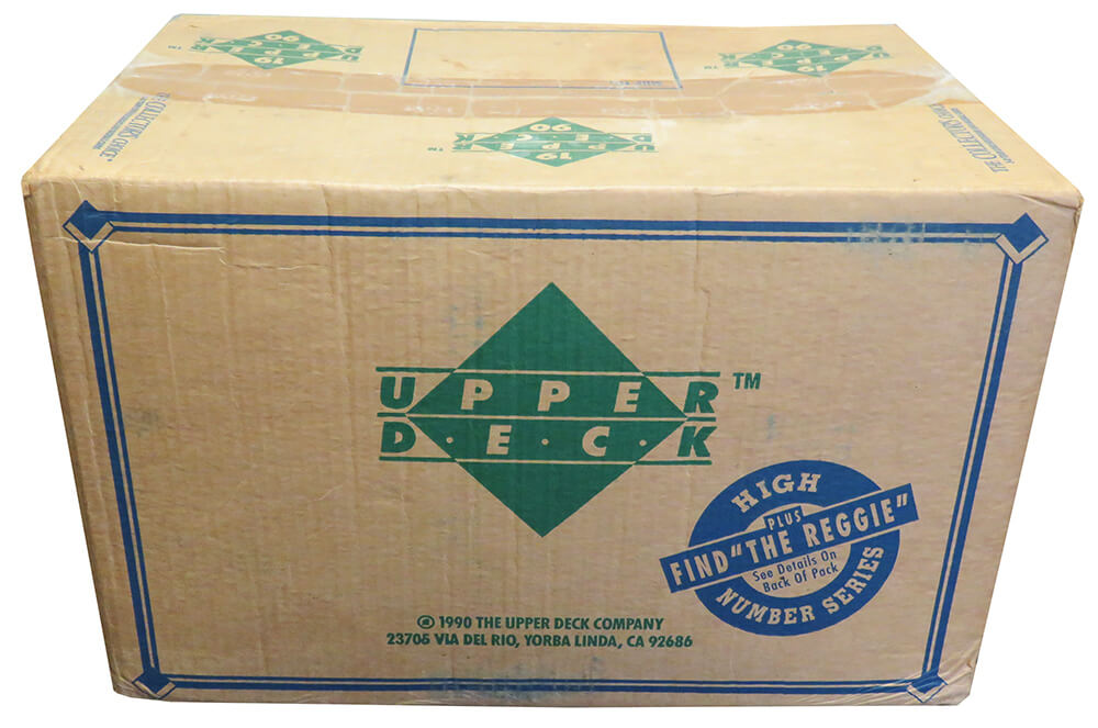 1990 Upper Deck Baseball High # Series Factory Sealed Case - 20 Boxes (Find the Reggie)