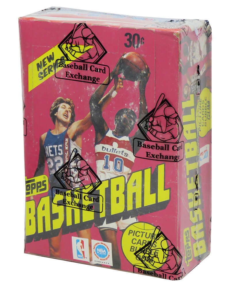 1981-82 Topps Basketball Unopened Wax Box BBCE Sealed Wrapped - 36 Packs (Bird / Magic 2nd Year)(A)