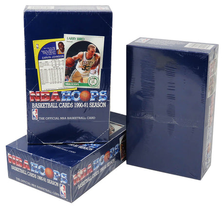 1990-91 Hoops Series 1 Basketball Factory Sealed Unopened Box (FASC) - 36 Packs