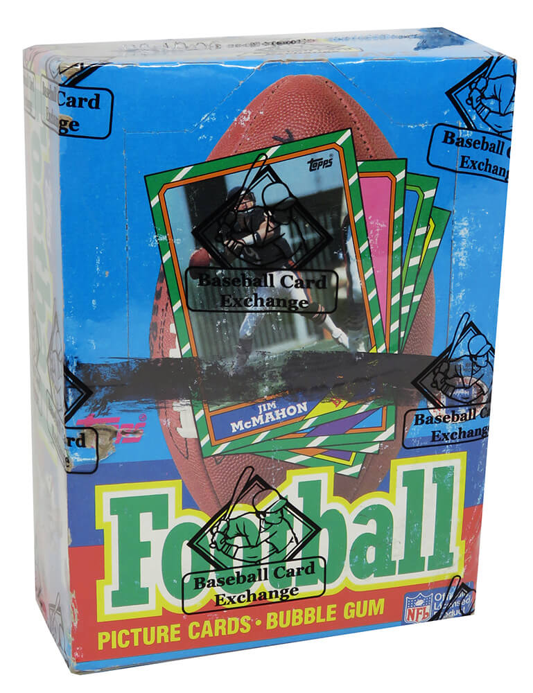 1986 Topps Football Unopened Wax Box BBCE Sealed Wrapped - 36 Packs (Jerry Rice, Steve Young RC??) (A)