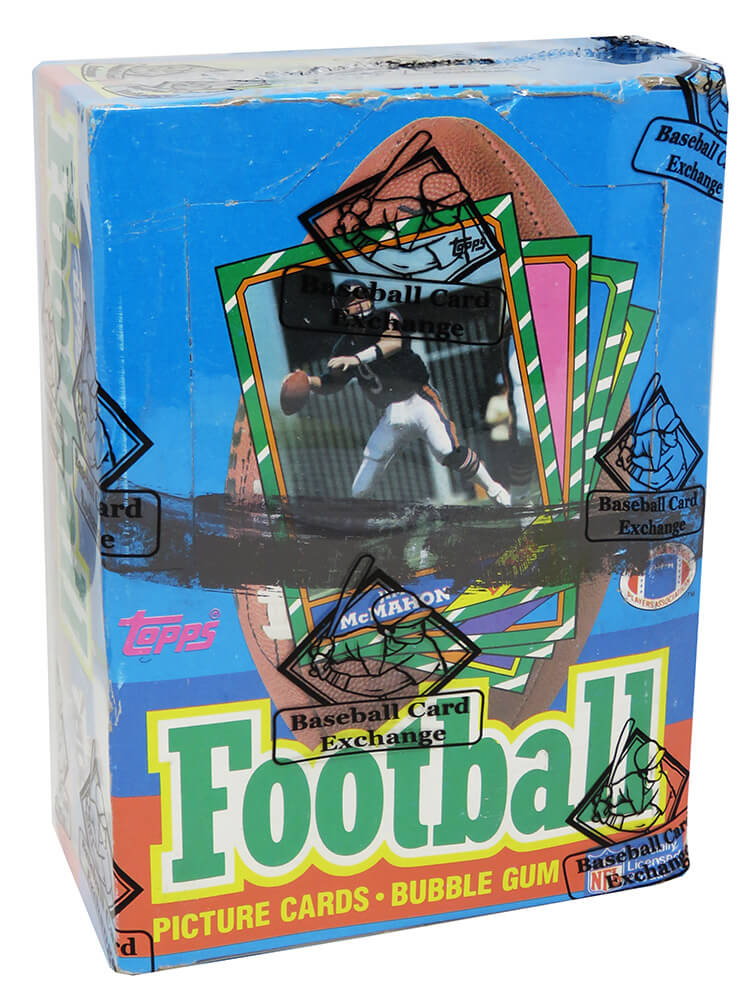 1986 Topps Football Unopened Wax Box BBCE Sealed Wrapped - 36 Packs (Jerry Rice, Steve Young RC??) (B)